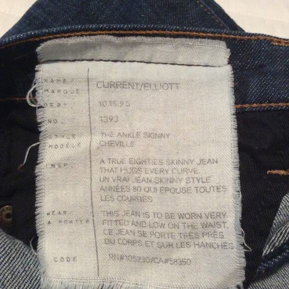 ANTHROPOLOGIE | Current Elliott Ankle Skinny Jeans - Picture 8 of 8